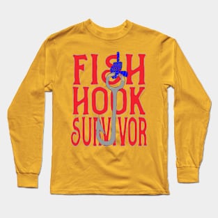 Fish Hook Survivor Long Sleeve T-Shirt